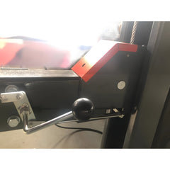 KT-4H110 four-post lift single-point manual lock release lever